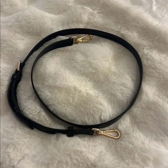 Michael Kors Black Leather Strap with Gold Hardware - Picture 2 of 3